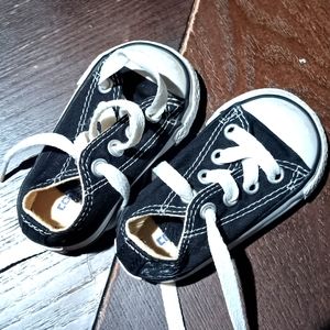 Infant size 2 Black Converse